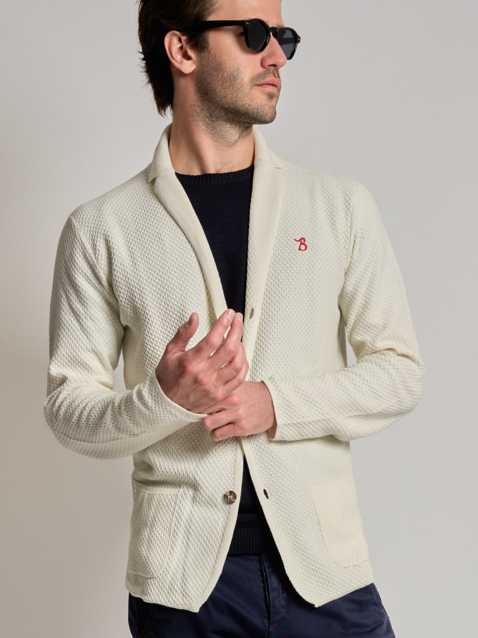 Sommer Blazer Strick